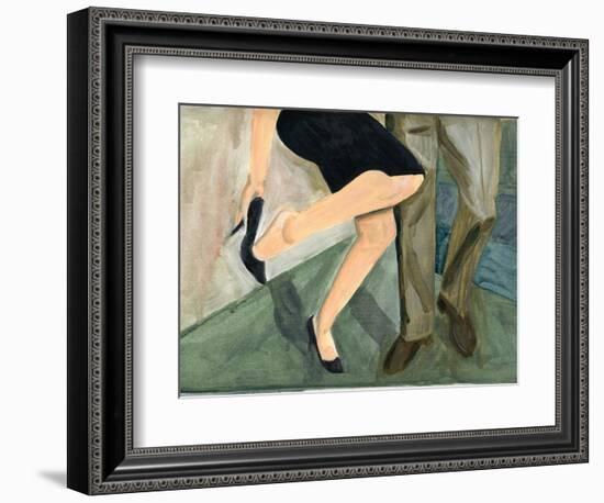 27.09.09 - They Danced So Hard She Had to Take Her Shoes Off, 2009-Cathy Lomax-Framed Giclee Print