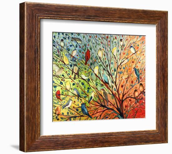 27 Birds-Jennifer Lommers-Framed Art Print