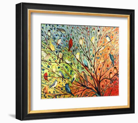 27 Birds-Jennifer Lommers-Framed Art Print