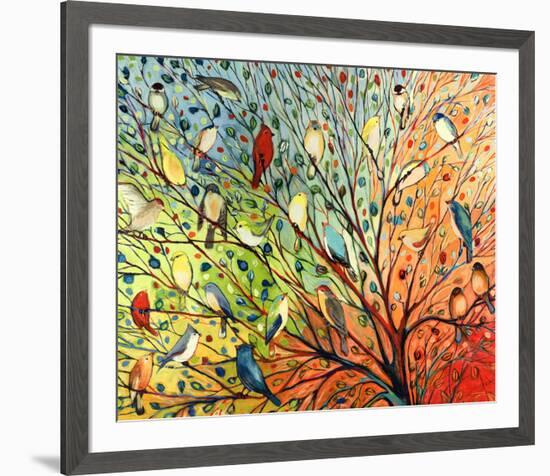 27 Birds-Jennifer Lommers-Framed Art Print