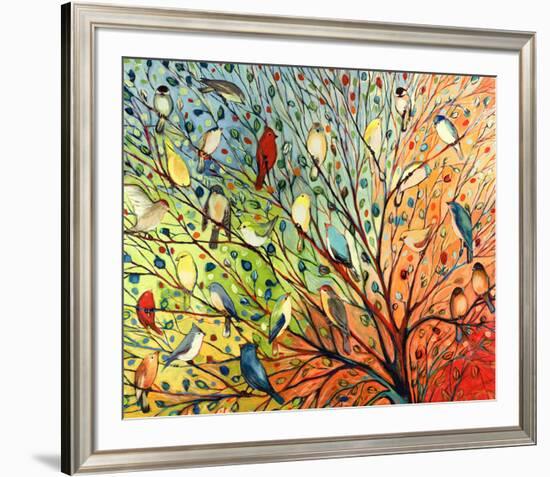 27 Birds-Jennifer Lommers-Framed Art Print