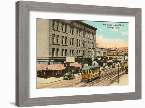 28th Street, Billings, Montana-null-Framed Art Print