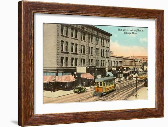 28th Street, Billings, Montana-null-Framed Art Print