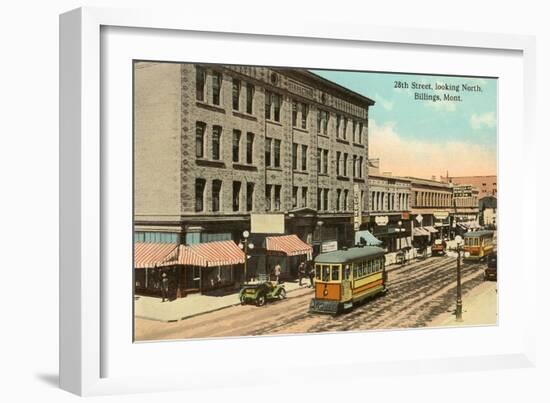 28th Street, Billings, Montana-null-Framed Art Print