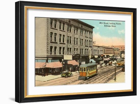 28th Street, Billings, Montana-null-Framed Art Print