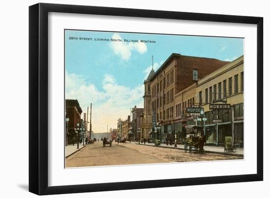 28th Street, Billings, Montana-null-Framed Art Print