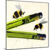 2B or Not 2 Bee (Watercolour)-Jenny Frean-Mounted Giclee Print