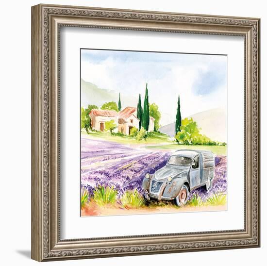 2CV Fourgon-Bruno Pozzo-Framed Art Print