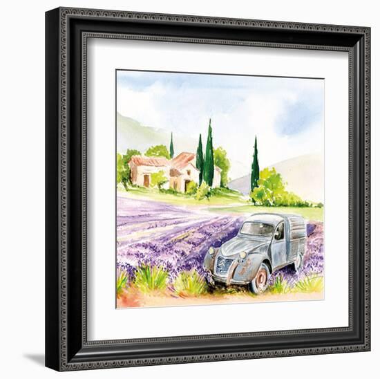 2CV Fourgon-Bruno Pozzo-Framed Art Print