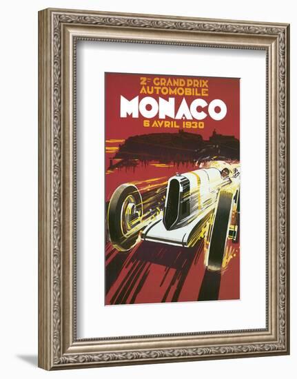 2eme Grand Prix Automobile Monaco-null-Framed Art Print