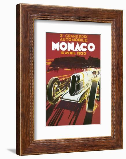 2eme Grand Prix Automobile Monaco-null-Framed Art Print