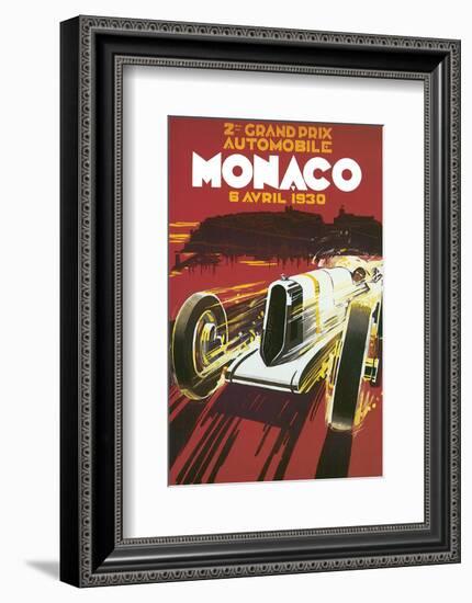 2eme Grand Prix Automobile Monaco-null-Framed Art Print