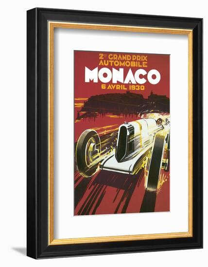 2eme Grand Prix Automobile Monaco-null-Framed Art Print