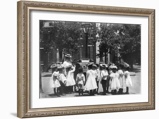 2nd Division Grade School Pupils-Frances Benjamin Johnston-Framed Art Print