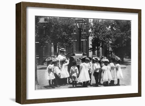 2nd Division Grade School Pupils-Frances Benjamin Johnston-Framed Art Print