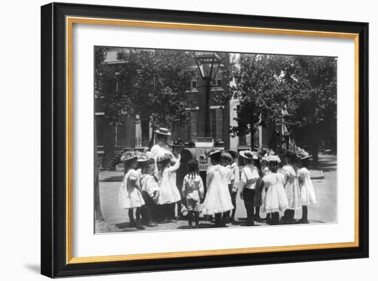 2nd Division Grade School Pupils-Frances Benjamin Johnston-Framed Art Print