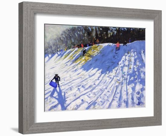 2nd Hole Allestree Golf Course, Derby, 2015-Andrew Macara-Framed Giclee Print