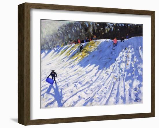 2nd Hole Allestree Golf Course, Derby, 2015-Andrew Macara-Framed Giclee Print