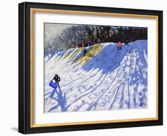 2nd Hole Allestree Golf Course, Derby, 2015-Andrew Macara-Framed Giclee Print