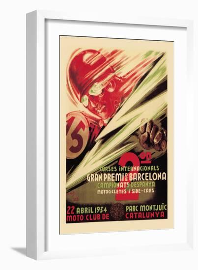 2nd International Barcelona Grand Prix-null-Framed Art Print