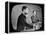 2nd Televised Debate Between Richard M. Nixon and John F. Kennedy-Paul Schutzer-Framed Premier Image Canvas