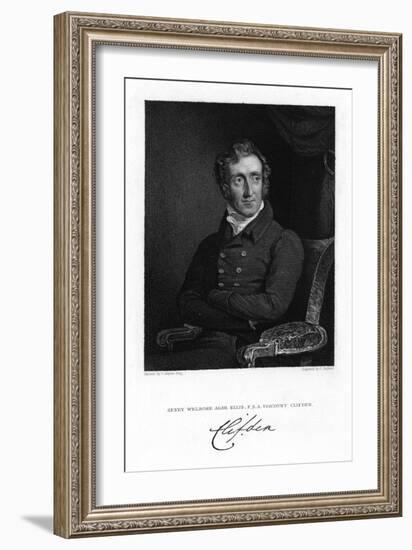 2nd Viscount Clifden-George Hayter-Framed Art Print