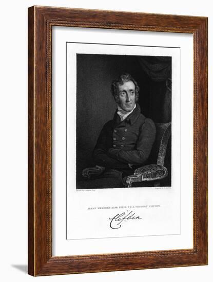 2nd Viscount Clifden-George Hayter-Framed Art Print