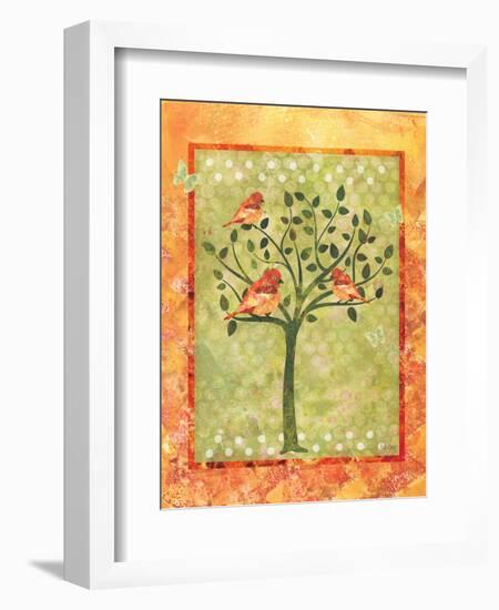 3 Birds in a Tree-Bee Sturgis-Framed Art Print