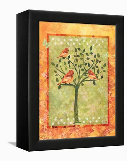 3 Birds in a Tree-Bee Sturgis-Framed Stretched Canvas