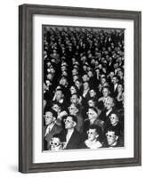3-D Movie Viewers during Opening Night of "Bwana Devil"-J. R. Eyerman-Framed Photographic Print