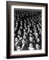 3-D Movie Viewers during Opening Night of "Bwana Devil"-J. R. Eyerman-Framed Photographic Print