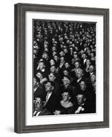 3-D Movie Viewers during Opening Night of "Bwana Devil"-J^ R^ Eyerman-Framed Photographic Print