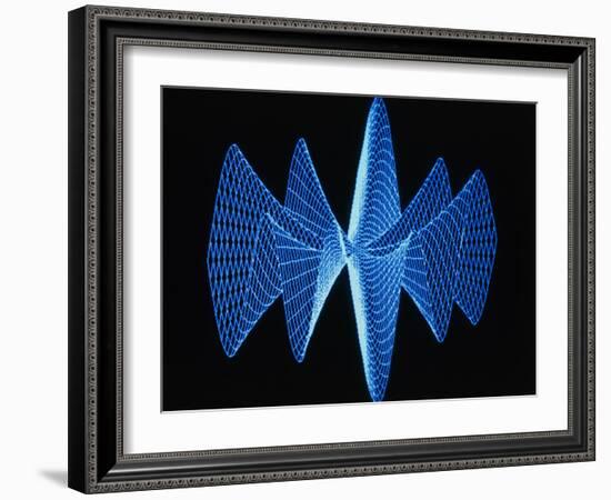 3-D Plot of a Complex Math Function-PASIEKA-Framed Photographic Print