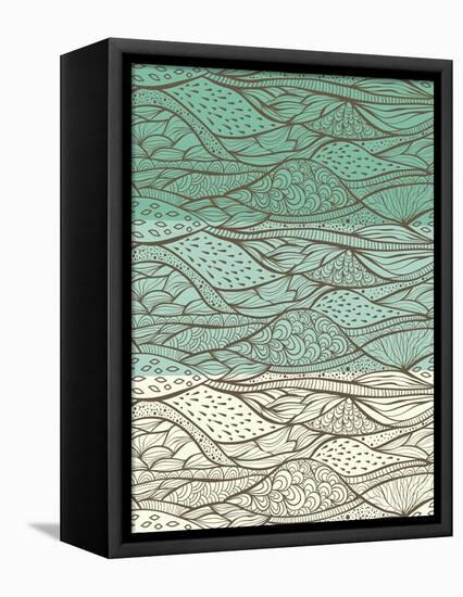 3 Funky Patterns-alexmakarova-Framed Stretched Canvas