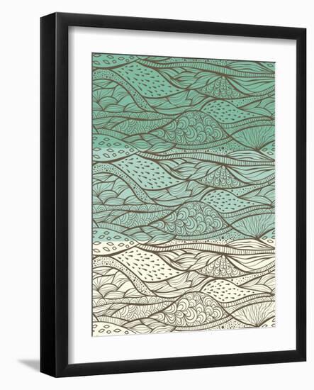 3 Funky Patterns-alexmakarova-Framed Art Print