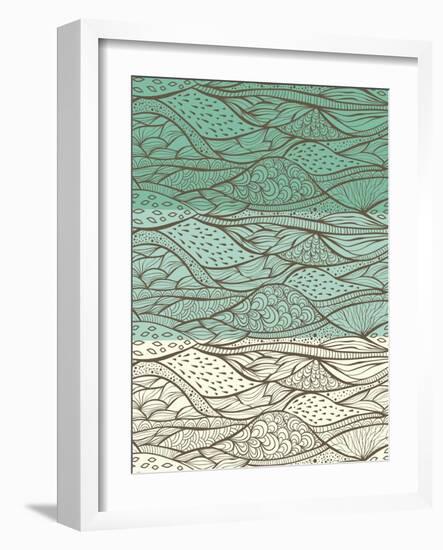 3 Funky Patterns-alexmakarova-Framed Art Print