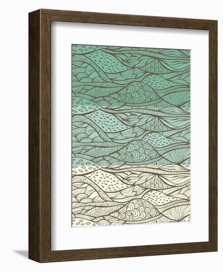 3 Funky Patterns-alexmakarova-Framed Premium Giclee Print