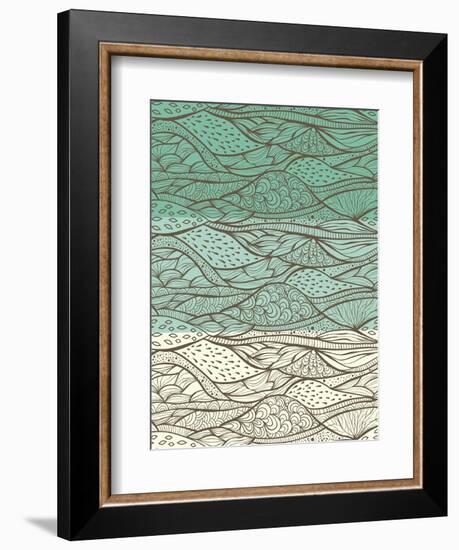 3 Funky Patterns-alexmakarova-Framed Premium Giclee Print