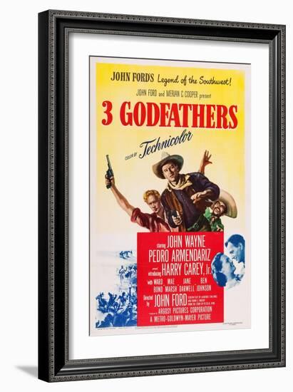 3 Godfathers-null-Framed Art Print