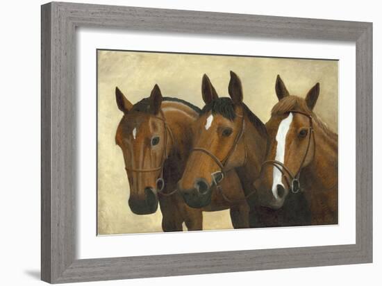 3 Horses-Kevin Dodds-Framed Giclee Print