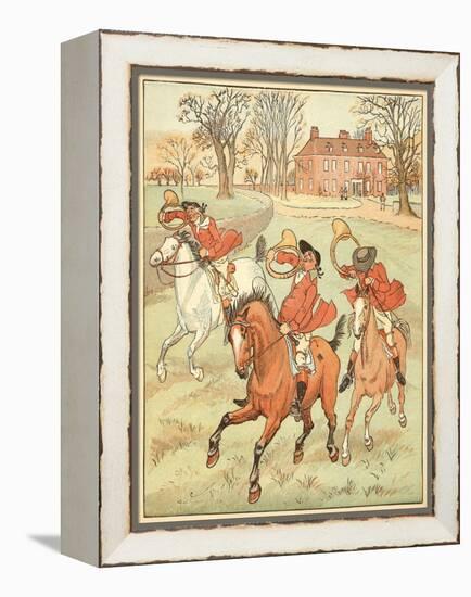 3 Jovial Huntsman-Randolph Caldecott-Framed Premier Image Canvas