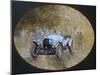 3 Litre Bentley at Kelmarsh-Peter Miller-Mounted Giclee Print
