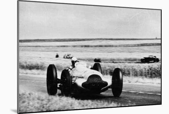 3 Litre Mercedes in Action, French Grand Prix, Rheims, 1938-null-Mounted Photographic Print