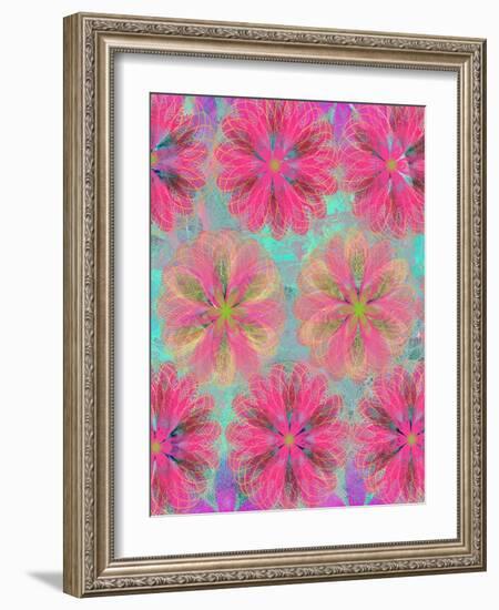 3 of 22 abstract art Circle Color Decor 3 D E-Ricki Mountain-Framed Art Print