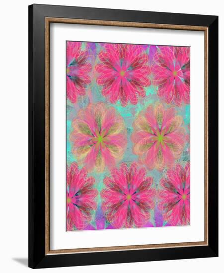 3 of 22 abstract art Circle Color Decor 3 D E-Ricki Mountain-Framed Art Print