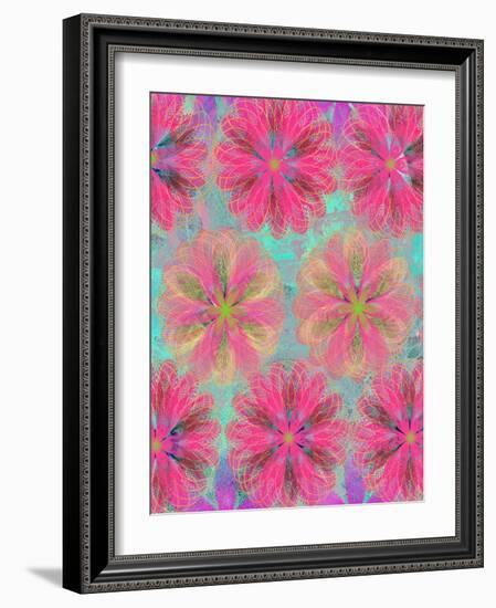 3 of 22 abstract art Circle Color Decor 3 D E-Ricki Mountain-Framed Art Print