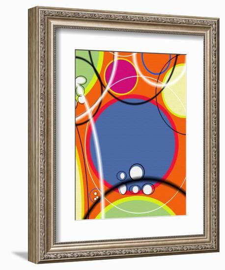 3 of 6 Abstract Art Retro Funk-Ricki Mountain-Framed Art Print