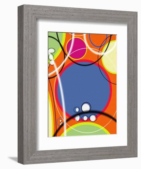 3 of 6 Abstract Art Retro Funk-Ricki Mountain-Framed Art Print