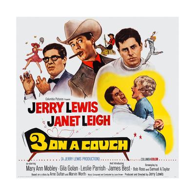 3 On A Couch Aka Three On A Couch From Left Jerry Lewis