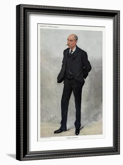 3-Piece Suit 1909-Leslie Ward-Framed Art Print